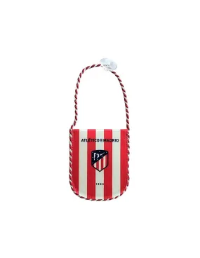 Banderín pequeño Atlético de Madrid con ventosa 8x10 cm