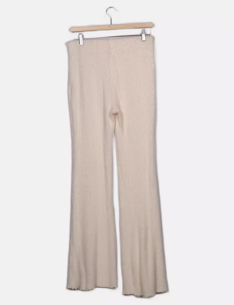 Bershka Pantalones de tela Rectos De punto