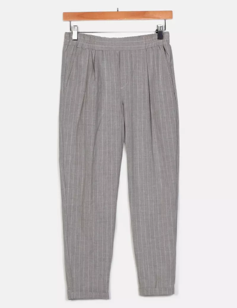 Bershka Pantalones de tela Slouchy