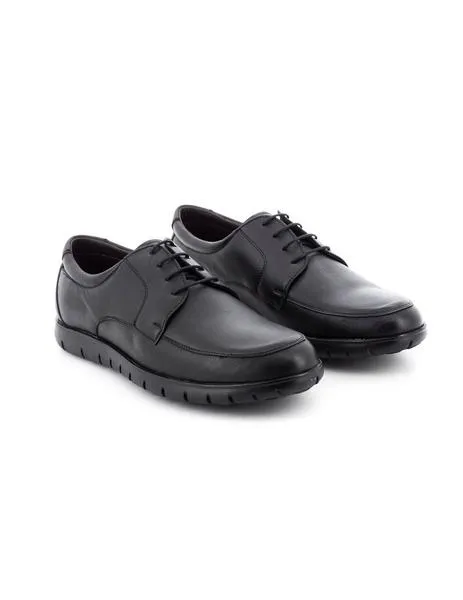 blucher de piel negro 1349