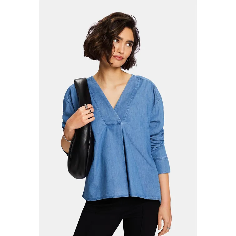 BLUSA DENIM LIGERA MUJER ESPRIT