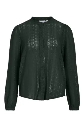 BLUSA LENCERA ENCAJE VICHIKKA NEGRO