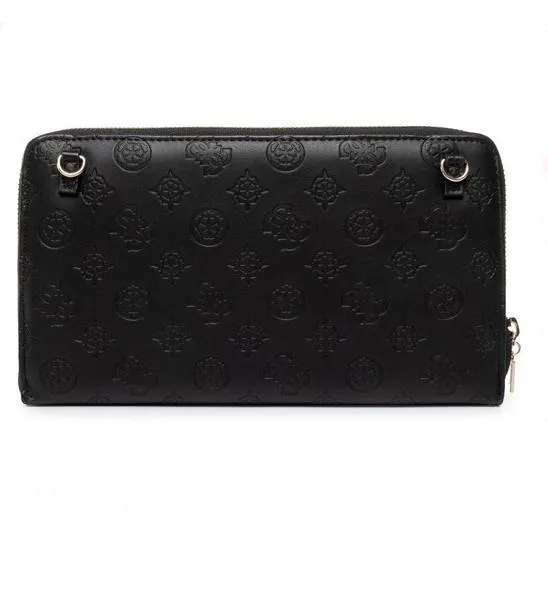 bolso/cartera guess logo love negro