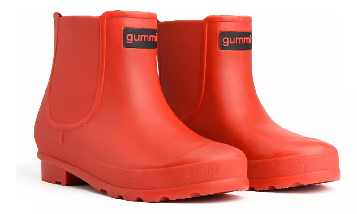 Bota De Lluvia Corta Impermeable De Mujer Gummi Welli Gotta