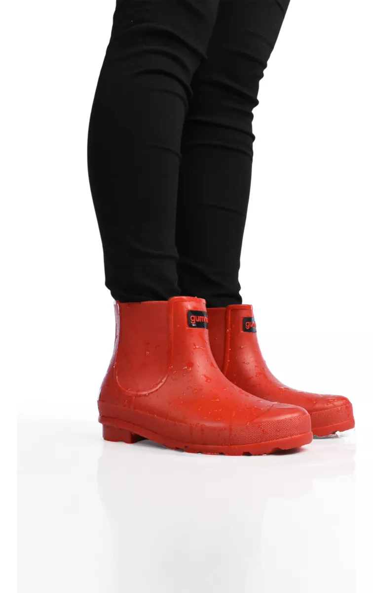 Bota De Lluvia Corta Impermeable De Mujer Gummi Welli Gotta