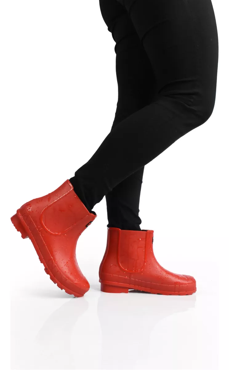 Bota De Lluvia Corta Impermeable De Mujer Gummi Welli Gotta