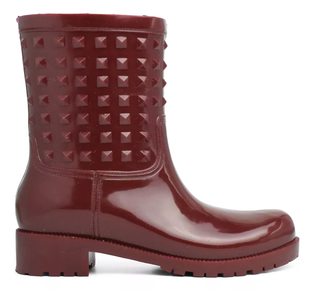 Bota Lluvia Goma Impermeable Pvc Mujer Gummi Welli Glam 