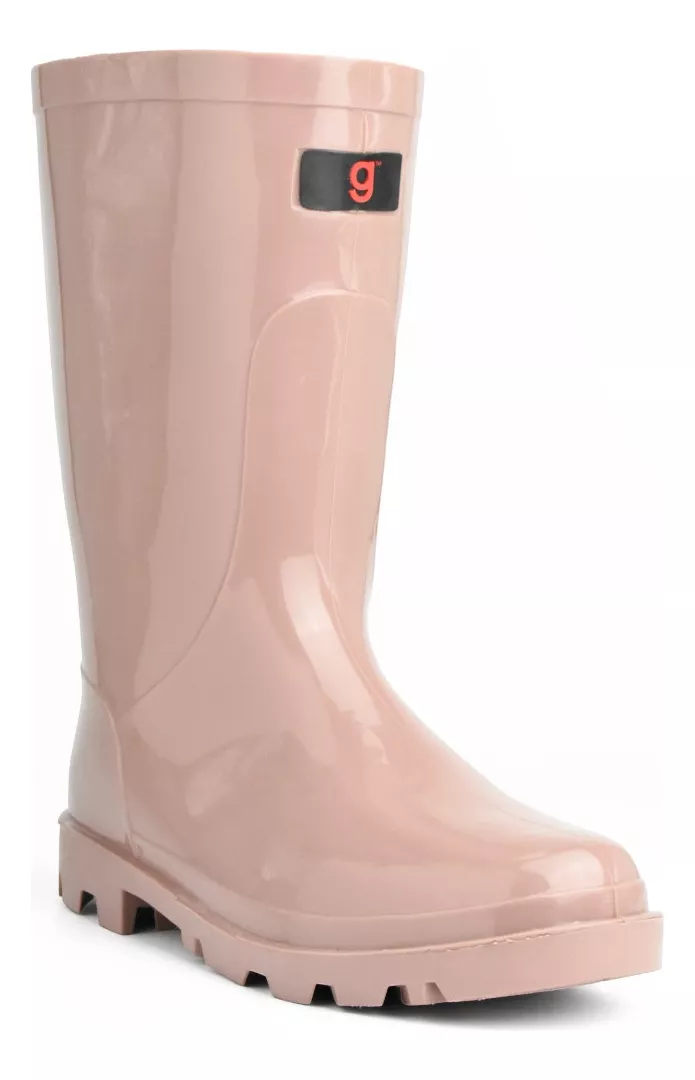 Bota Lluvia Goma Pvc Mujer Gummi Welli Corta 