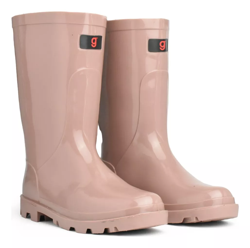 Bota Lluvia Goma Pvc Mujer Gummi Welli Corta 