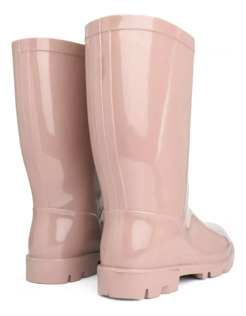 Bota Lluvia Goma Pvc Mujer Gummi Welli Corta 