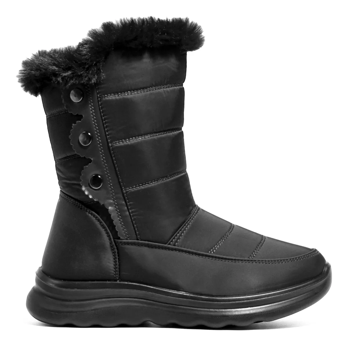 Bota Mujer Impermeable Pre Sky Nieve Lluvia Corderito Bbo