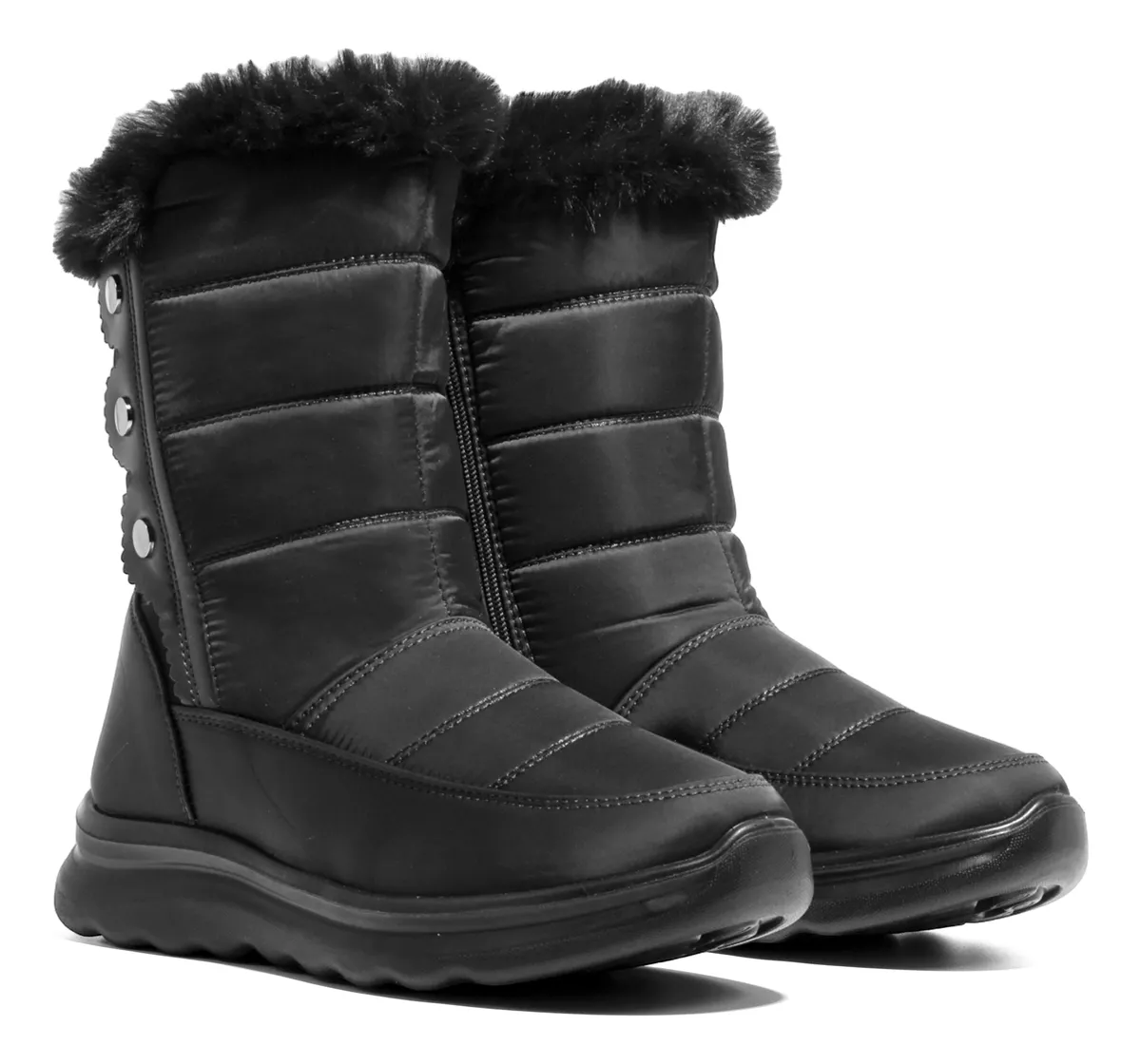 Bota Mujer Impermeable Pre Sky Nieve Lluvia Corderito Bbo