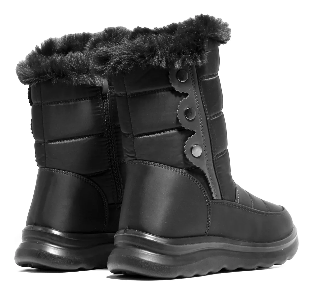 Bota Mujer Impermeable Pre Sky Nieve Lluvia Corderito Bbo