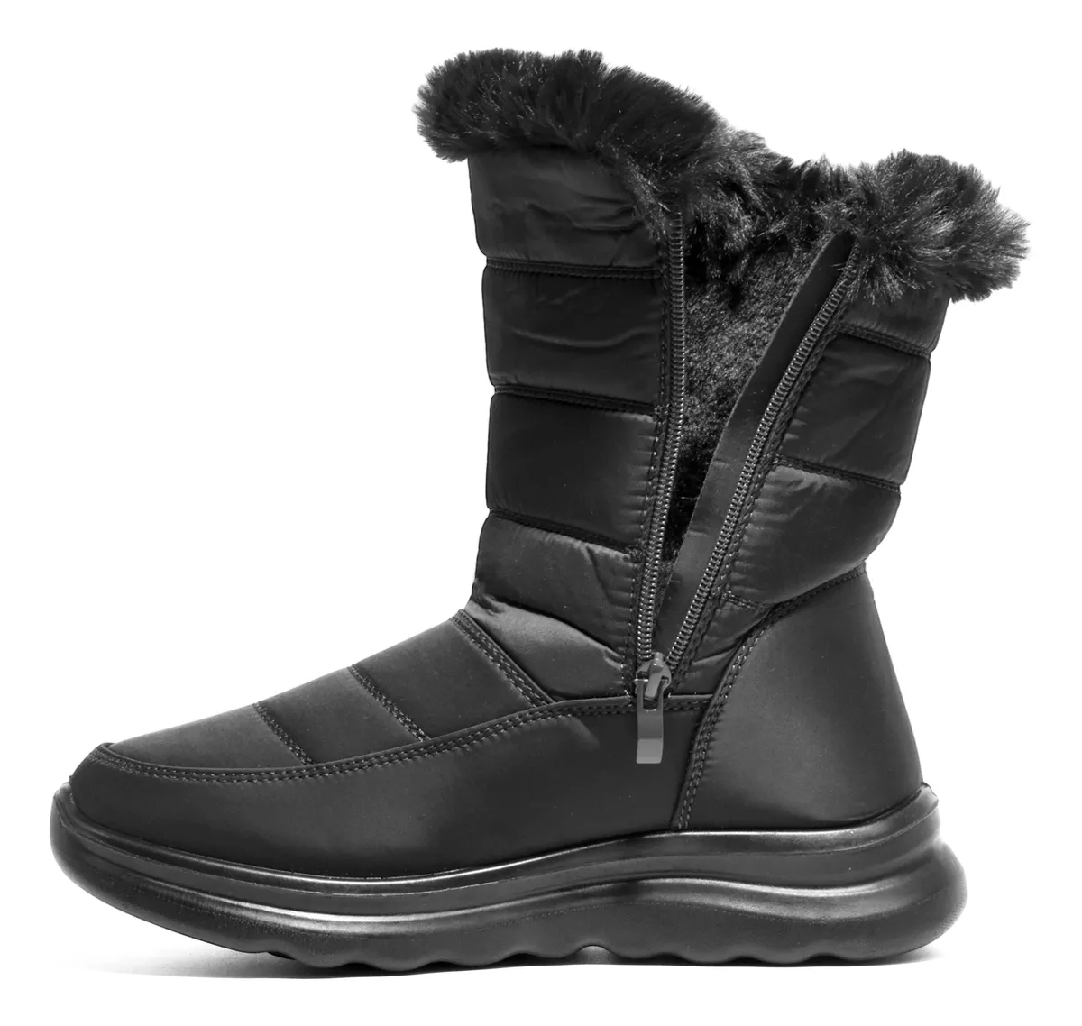 Bota Mujer Impermeable Pre Sky Nieve Lluvia Corderito Bbo