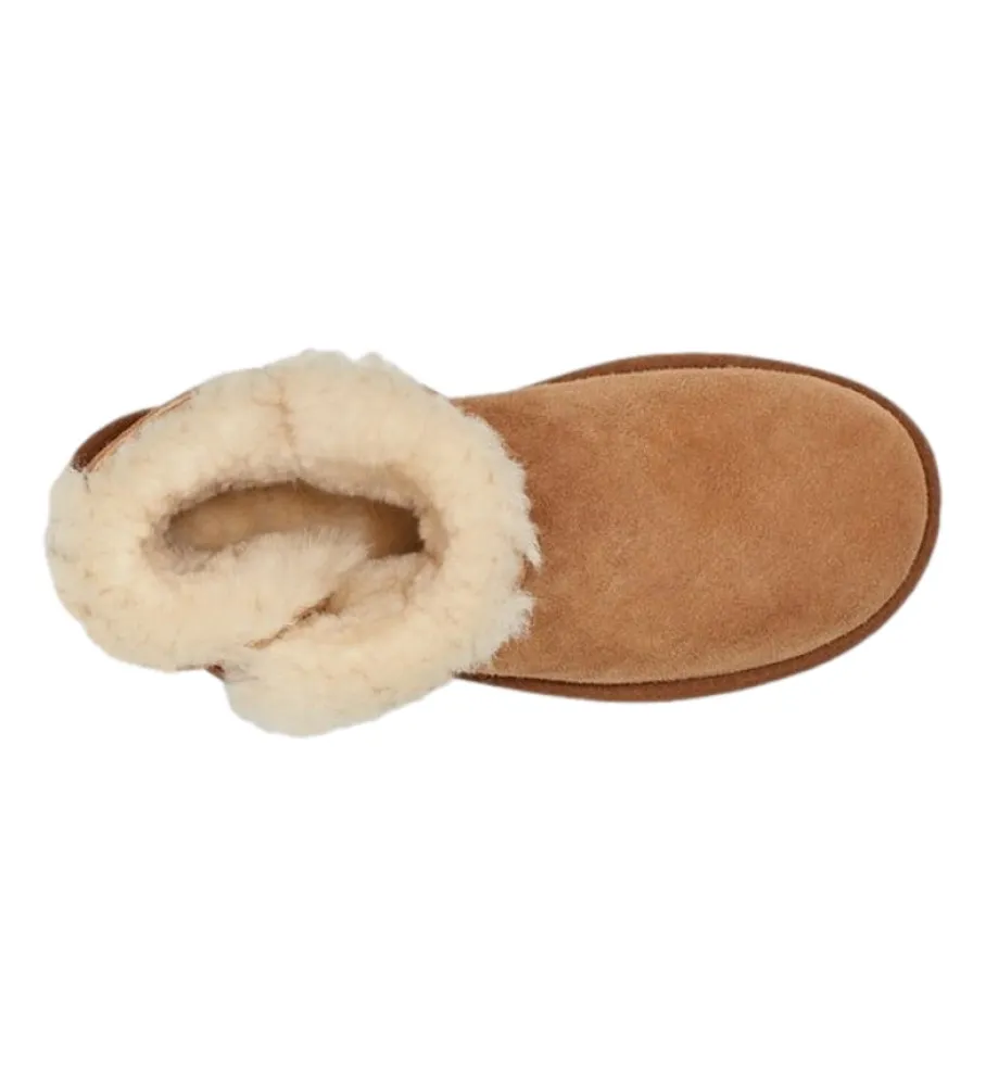 Botines de piel Mini Baley Button II camel