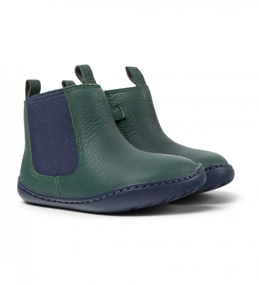 Botines de Piel Peu Cami verde