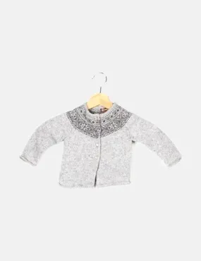 BOUT´CHOU Chaqueta de punto gris