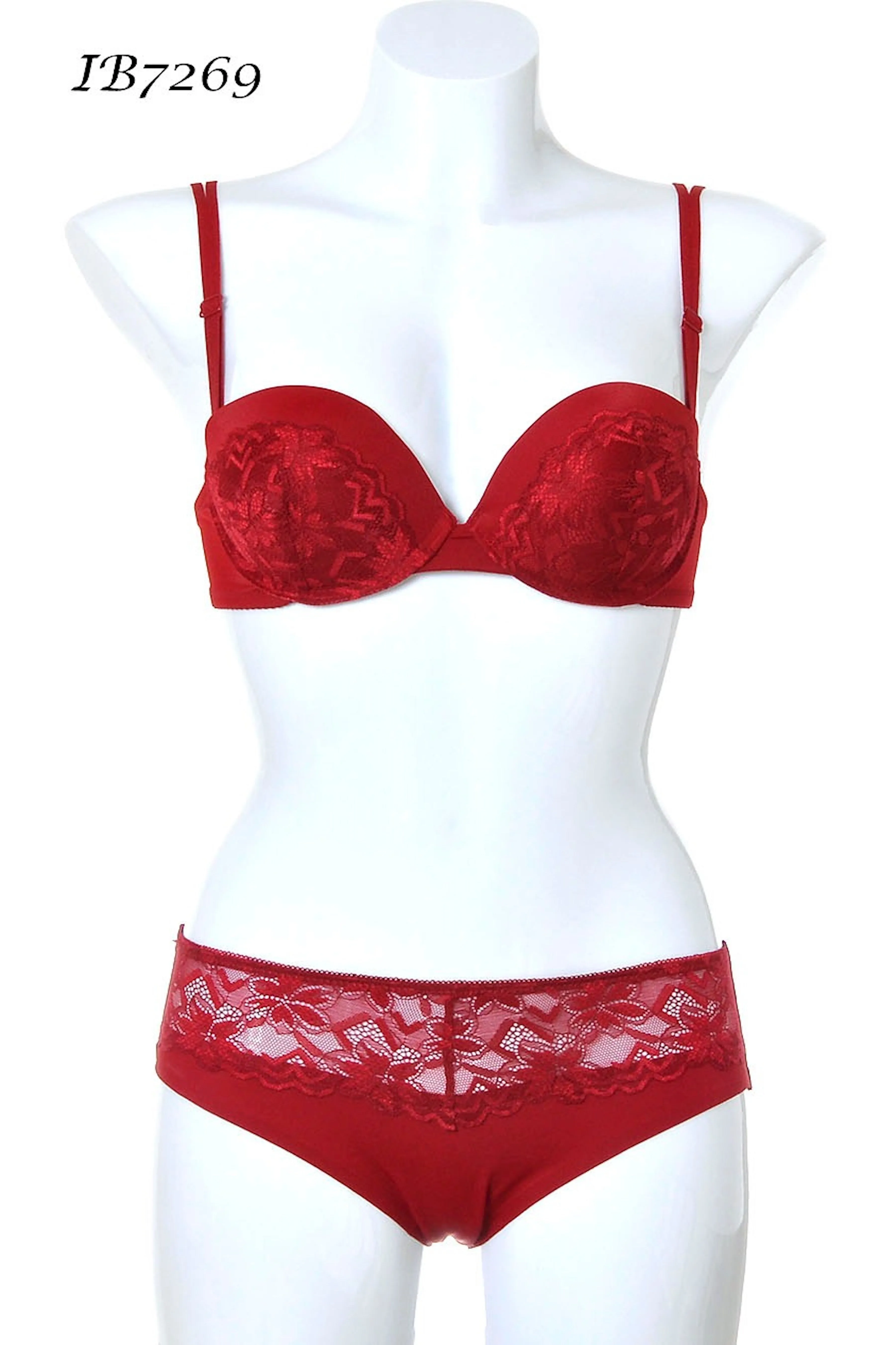 BRA CON ENCAJE STRAPLESS PUSH UP IB7269