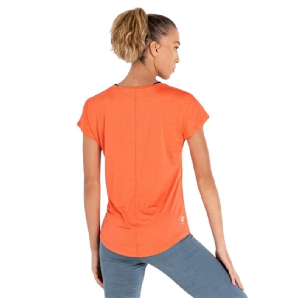 Camiseta Ligera DARE2B Vigilant. Neon Peach. DWT455