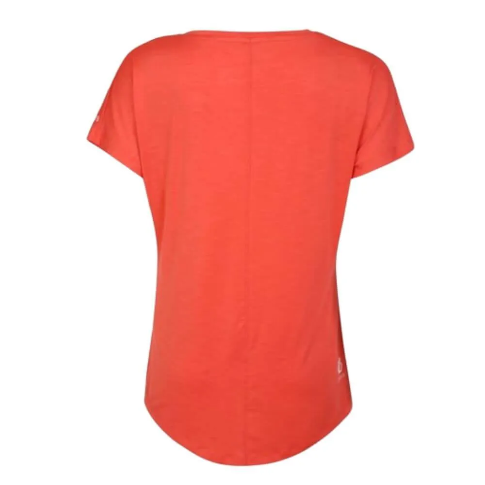 Camiseta Ligera DARE2B Vigilant. Neon Peach. DWT455