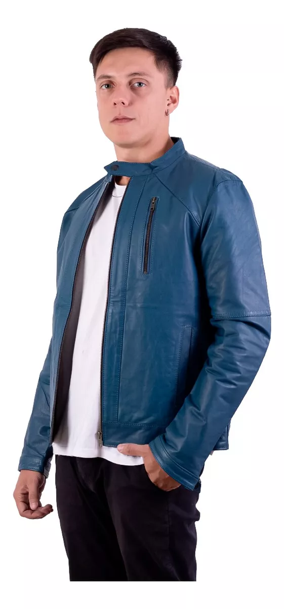 Campera De Cuero Vacuno 100% Legitimo De Hombre - Camp Gabri