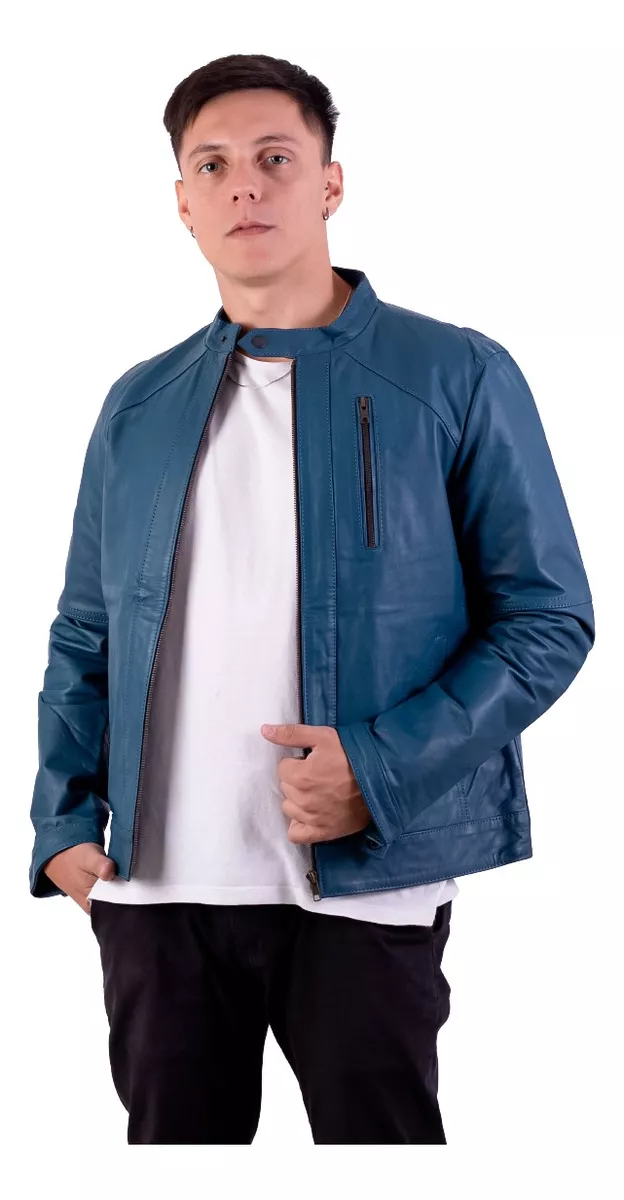 Campera De Cuero Vacuno 100% Legitimo De Hombre - Camp Gabri