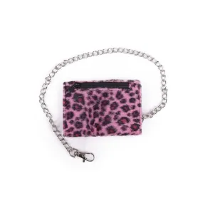 Cartera Pelo Cadena Rosa