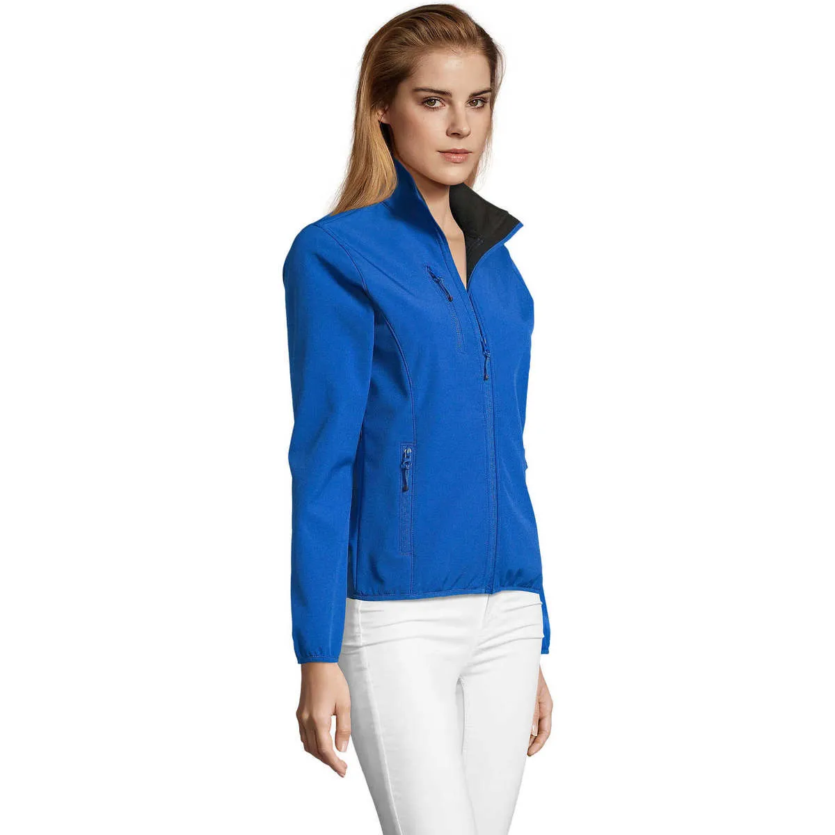 CHAQUETA SOFTSHELL DE MUJER CON CREMALLERA