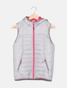 Decathlon Chaleco gris acolchado