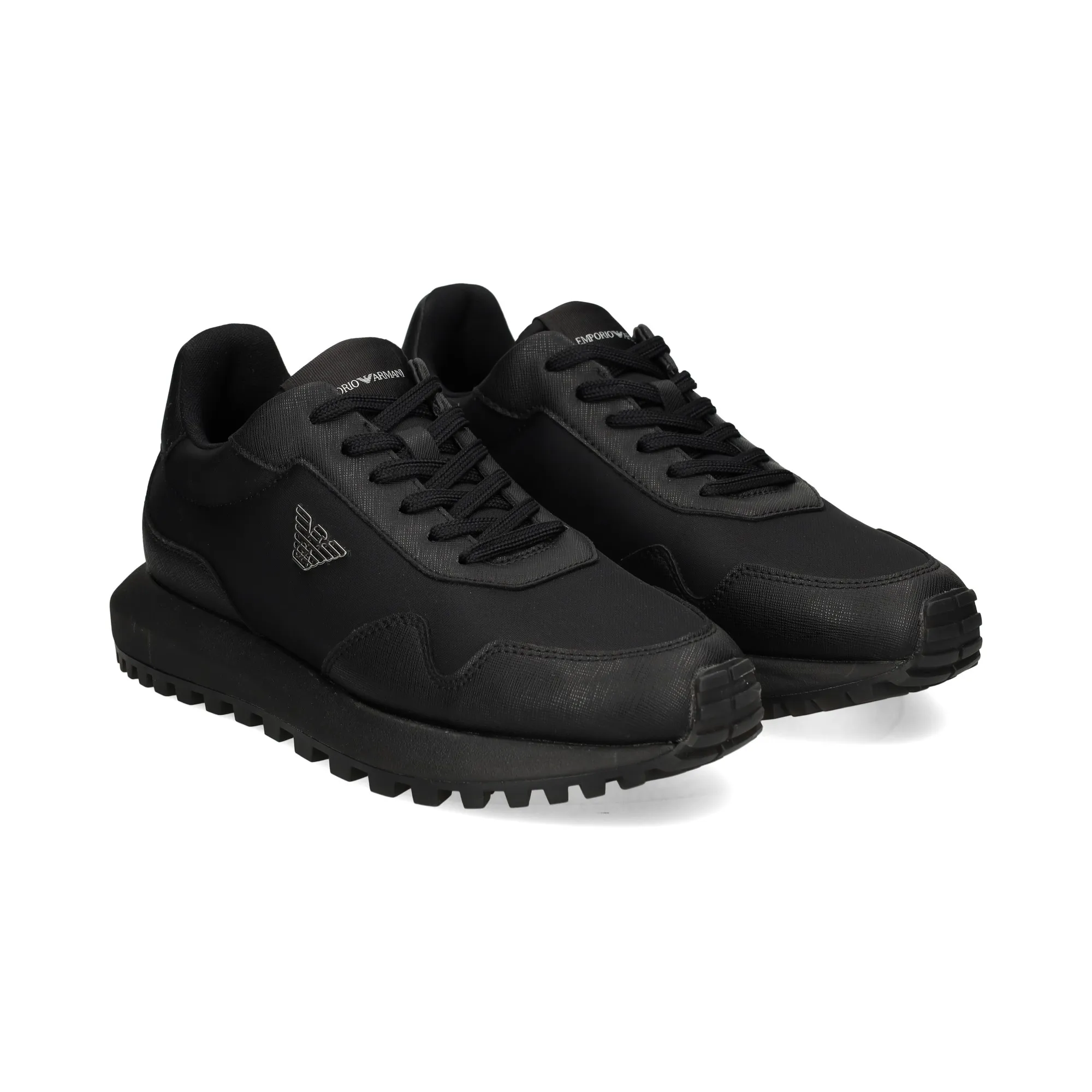 EMPORIO ARMANI Zapatillas de Hombre K001 BLACK+BLAC