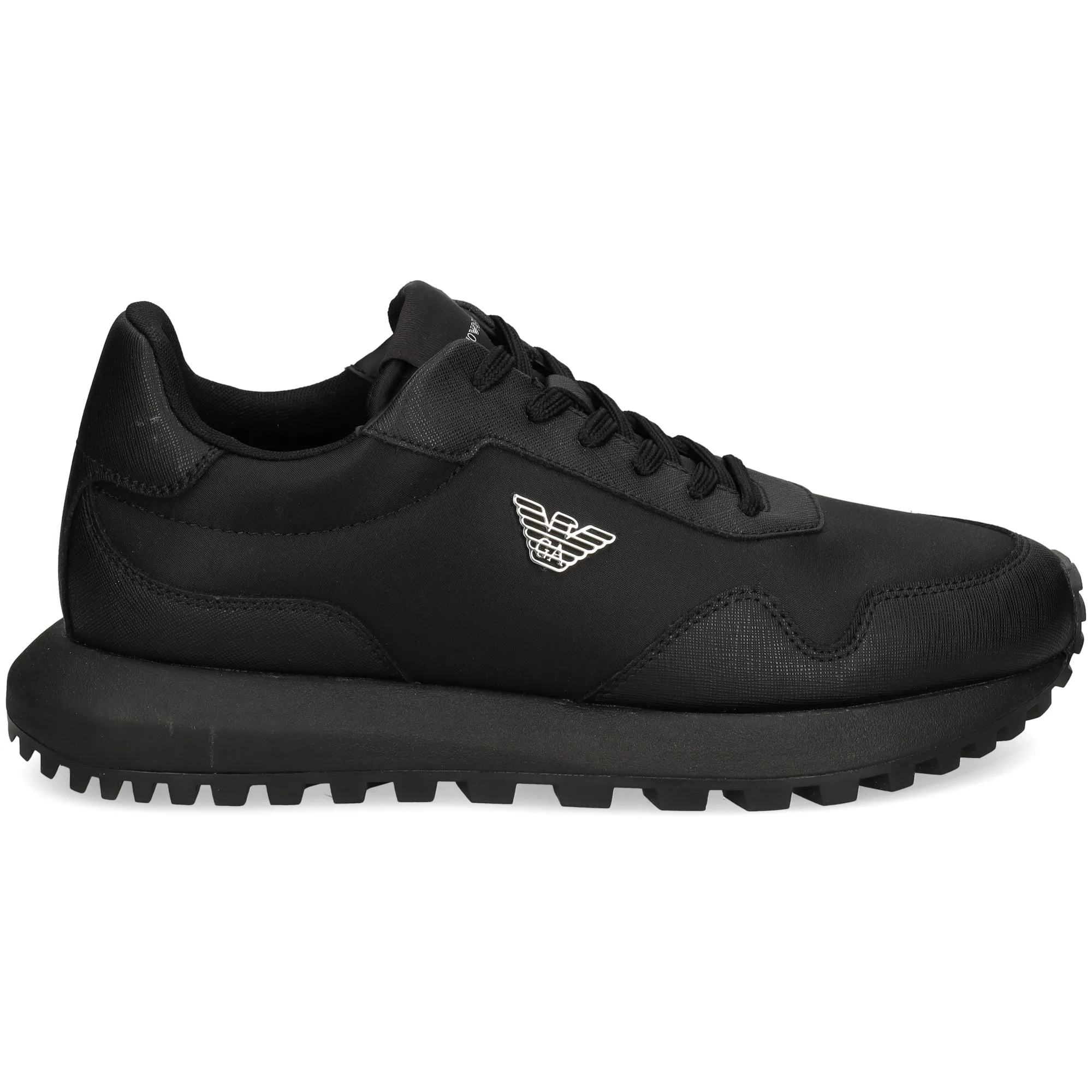 EMPORIO ARMANI Zapatillas de Hombre K001 BLACK+BLAC