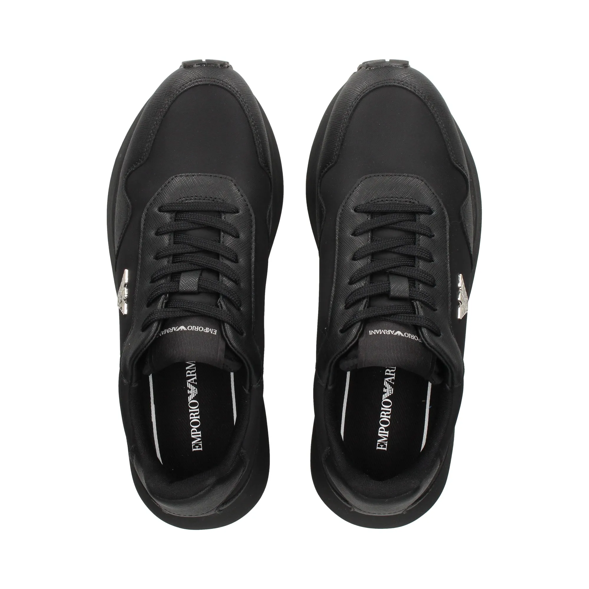 EMPORIO ARMANI Zapatillas de Hombre K001 BLACK+BLAC