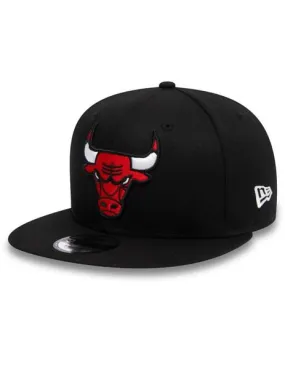 gorra new era bulls 9fifty snapback negro de hombre.