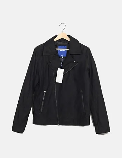 Jack & Jones Biker ligera negra