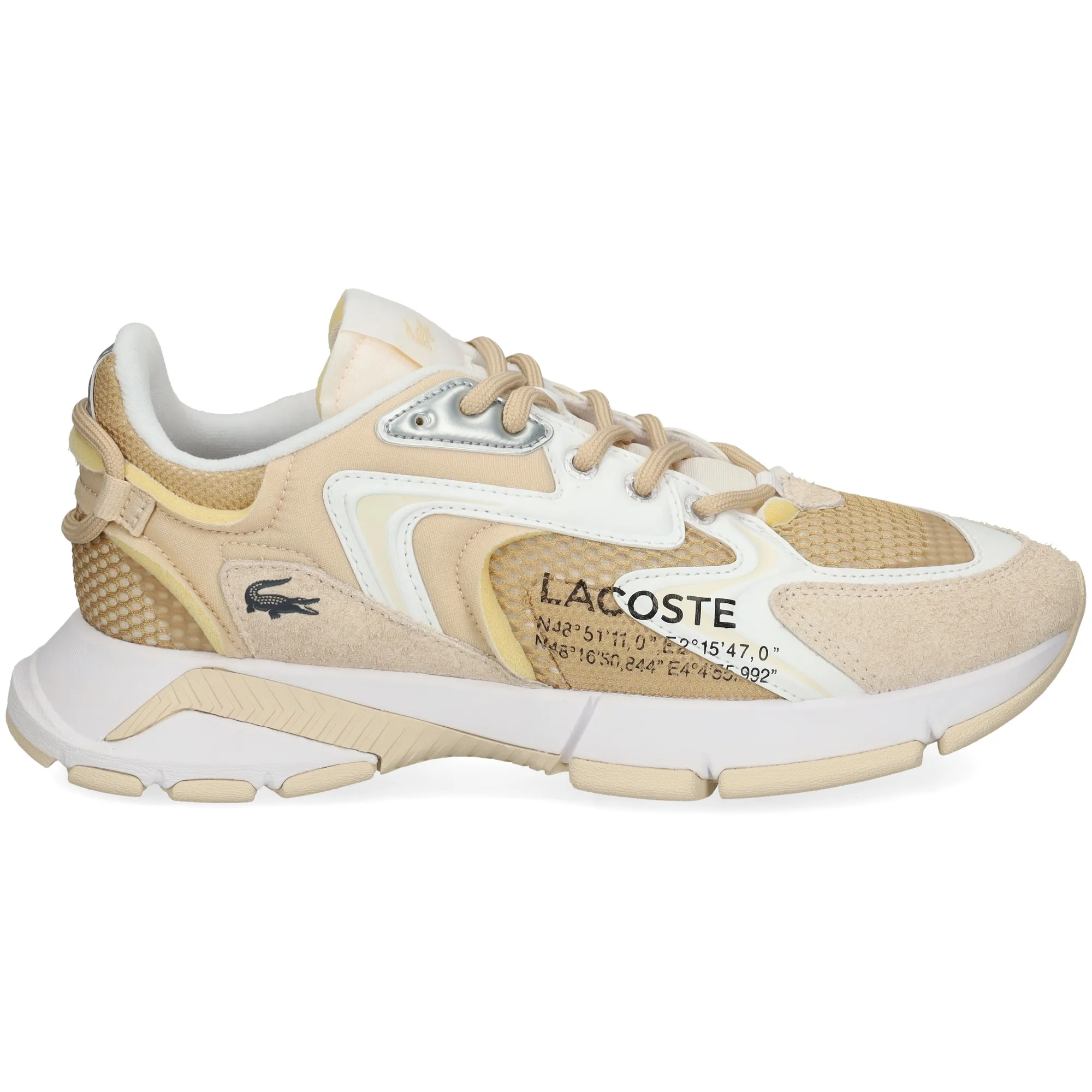 LACOSTE Zapatillas de Hombre LT3 TAN/WHT