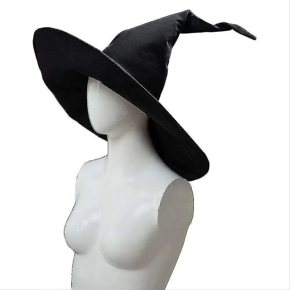 Maga Minerva Mcgonagall Sombrero Cosplay Sombrero Redondo Negro Accesorios Accesorios Para la Fiesta de Carnaval de Hallowen