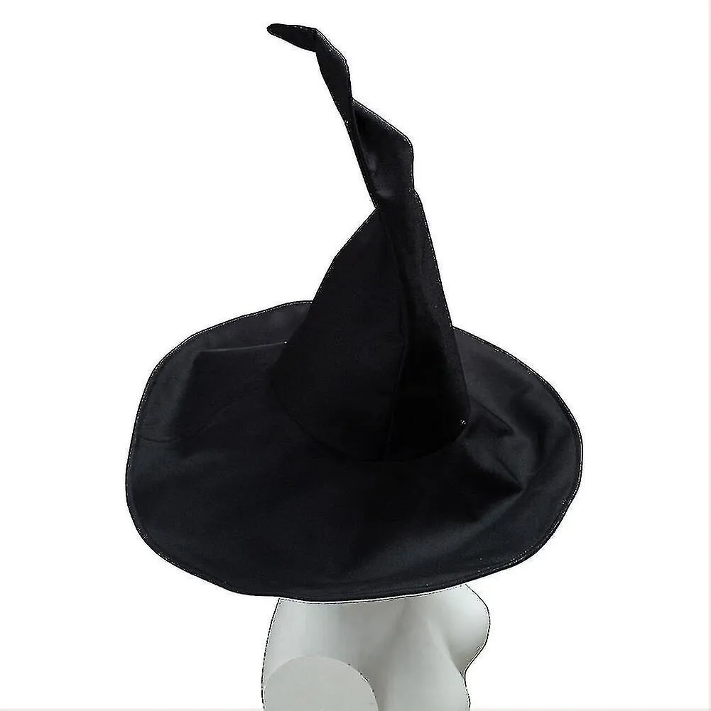 Maga Minerva Mcgonagall Sombrero Cosplay Sombrero Redondo Negro Accesorios Accesorios Para la Fiesta de Carnaval de Hallowen