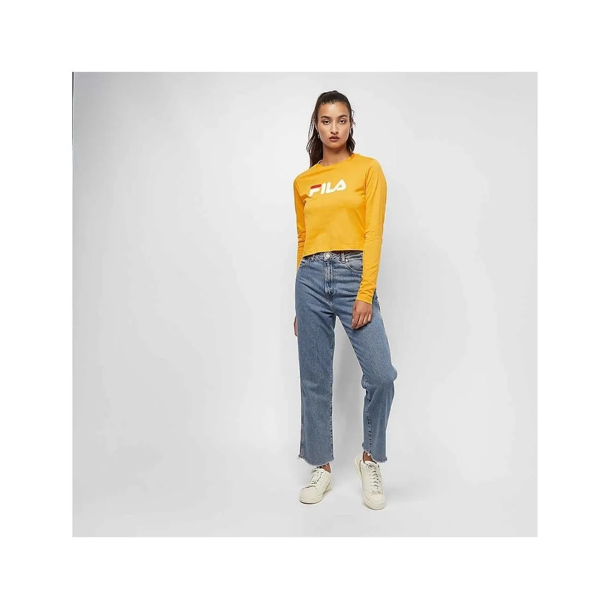 MARCELINE CROPPED LS SHIRT