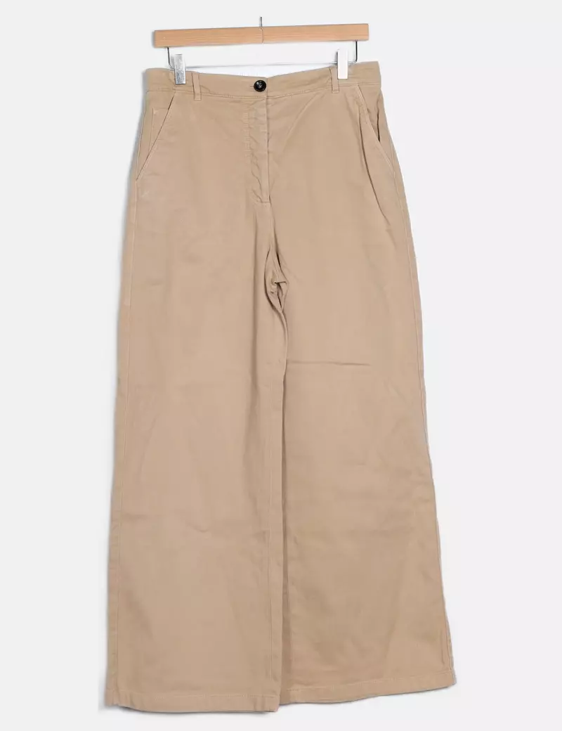 Massimo Dutti Pantalones de tela Anchos