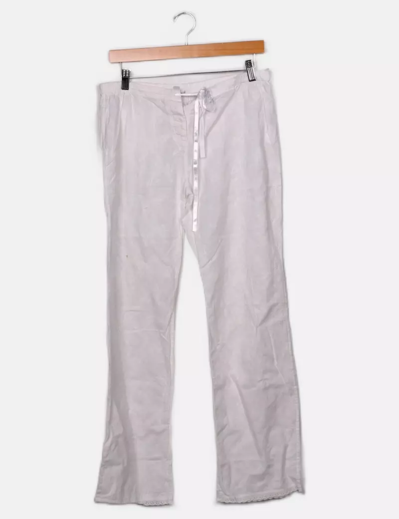 Massimo Dutti Pantalones de tela Rectos