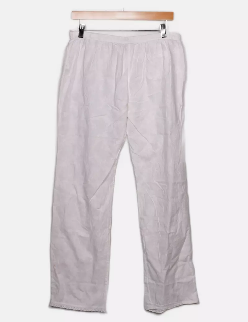 Massimo Dutti Pantalones de tela Rectos