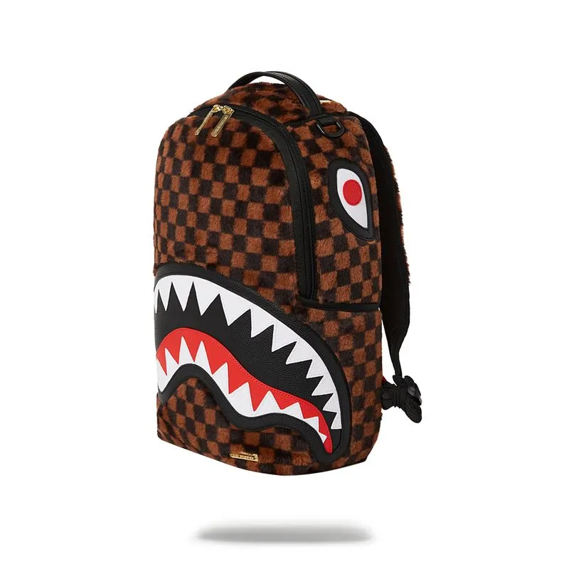 Mochila Urbano Unisex Sprayground De Terciopelo Sharks In Paris