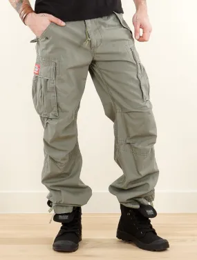 Pantalones cargo Molecule 45030, Verde oliva