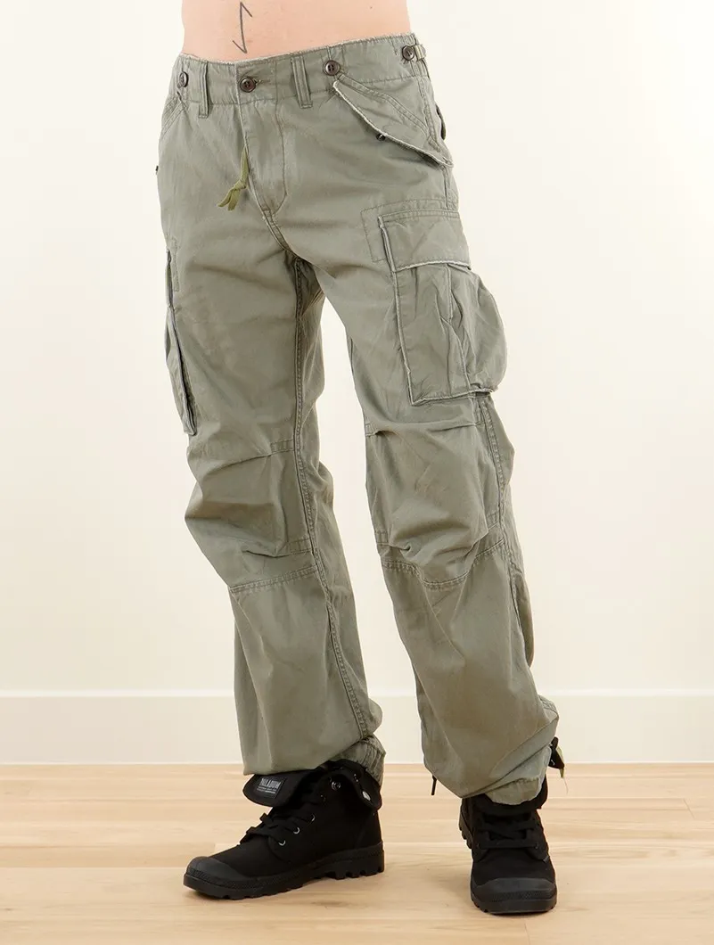 Pantalones cargo Molecule 45030, Verde oliva