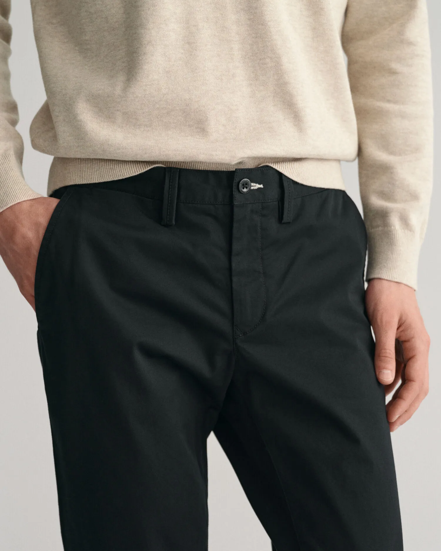 Pantalones chinos Slim Fit de sarga