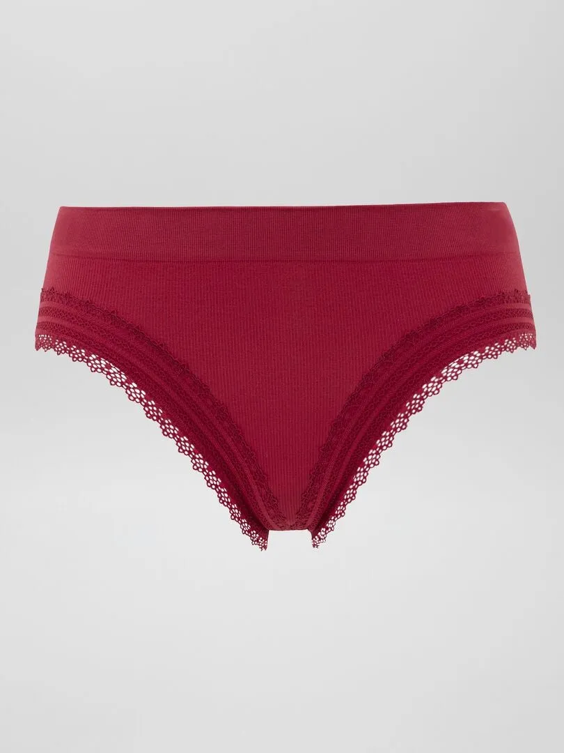 Slip sin costuras 'Sans complexe' - ROJO