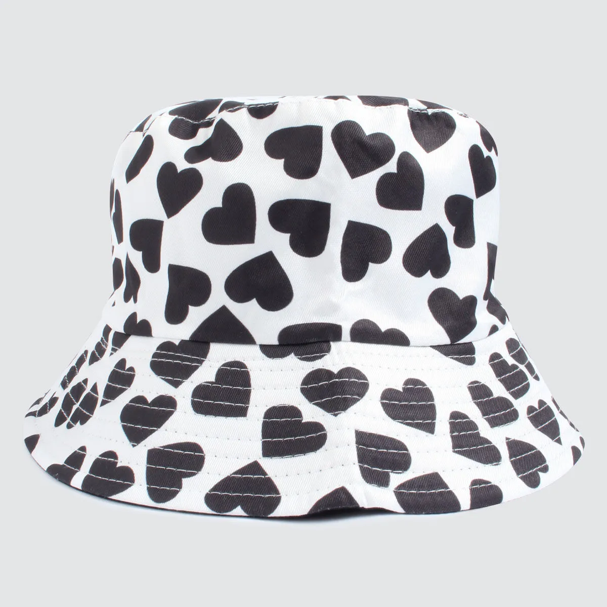 Sombrero Bucket De Corazones