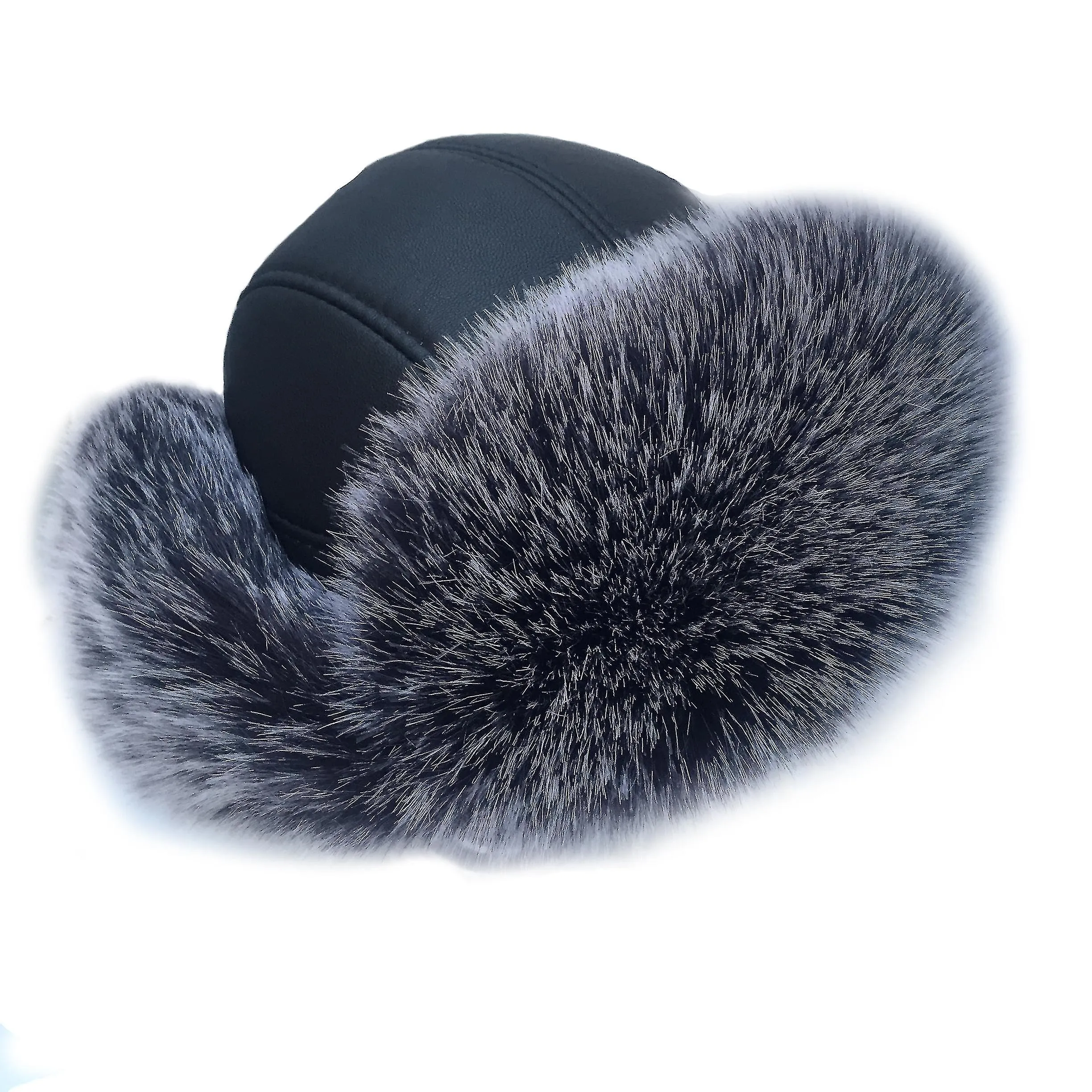 Sombrero de aviador para hombre Fox Fur Russian Winter Hat Keep Warm