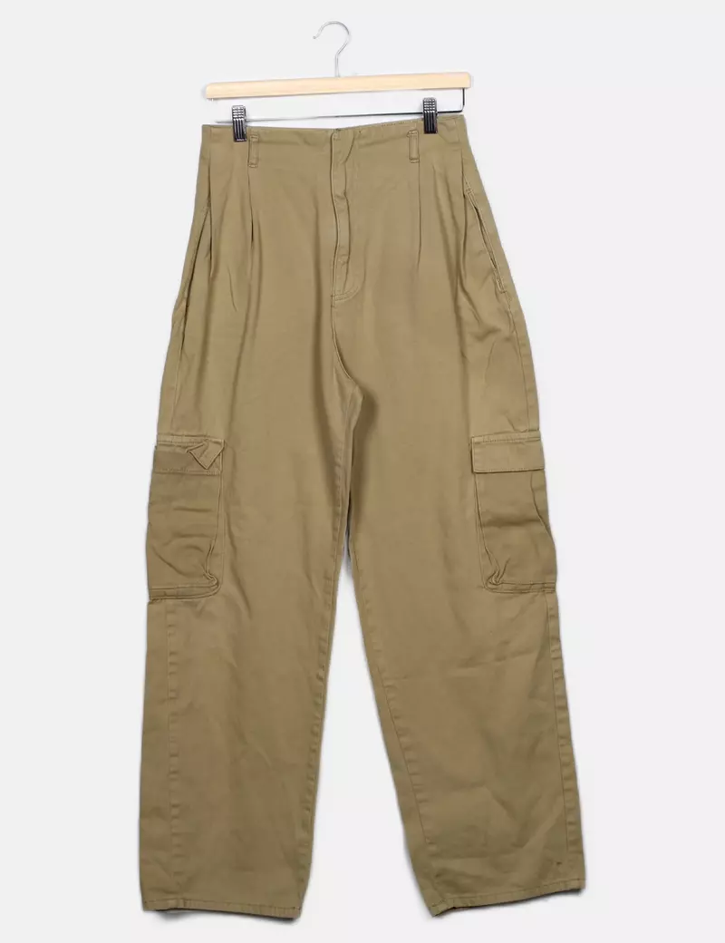 Stradivarius Pantalones cargo Palazzo