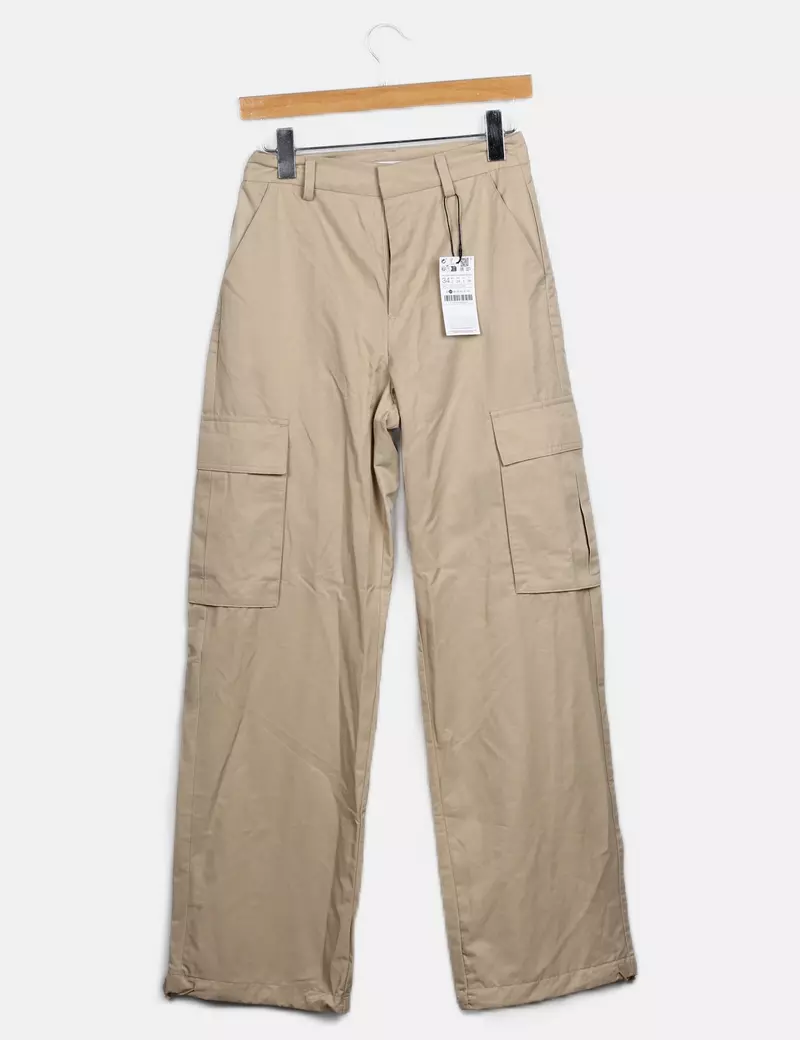 Stradivarius Pantalones cargo Rectos